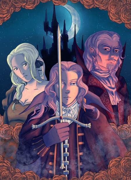 Alucard, Lisa Trepe, Dracula, Castlevania: Symphony of the Night