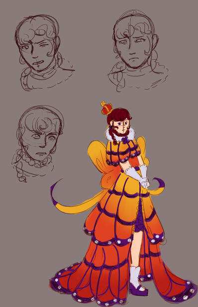 Titania - final design and facial expressions