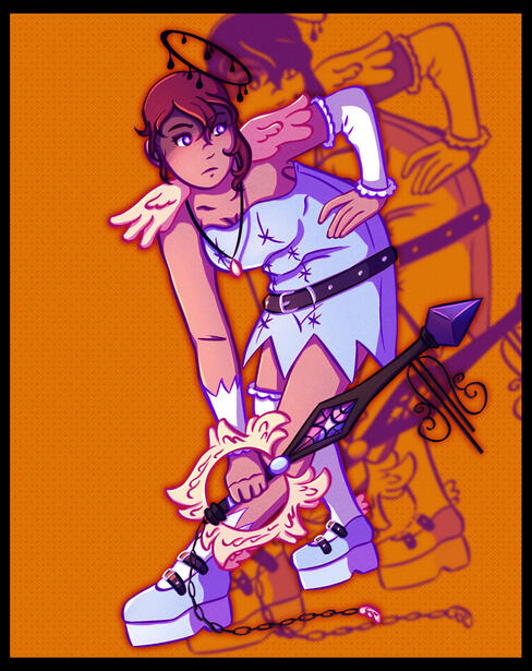 Kairi, *Kingdom Hearts* - Design by @hellspawnmotel