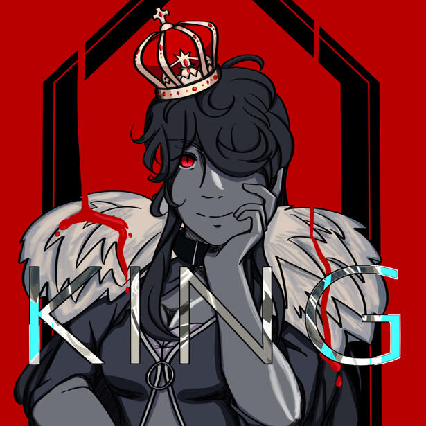 GUMI, Megpoid - Design based on MV for song KING